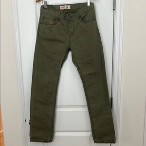 Levi's Men's Olive Jeans 511 Slim